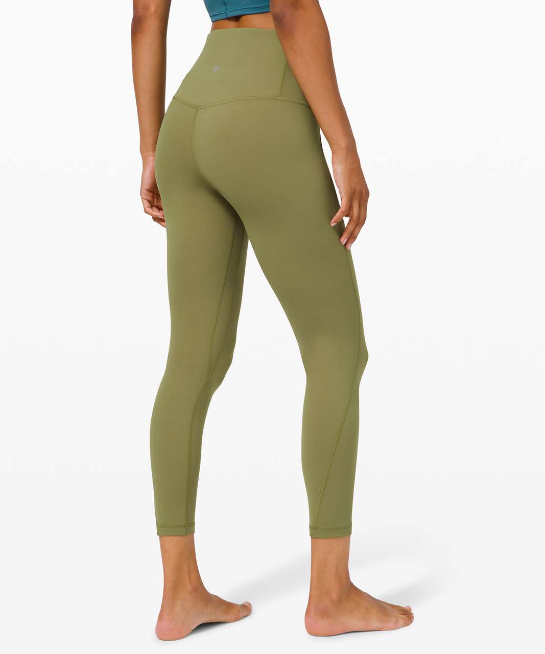 Lululemon Stretch High-Rise Pant 7/8 Length - Bronze Green - lulu fanatics