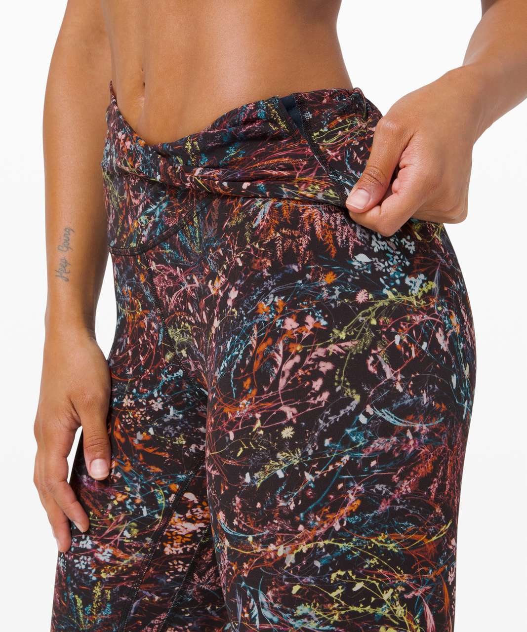 Lululemon Align Super High Rise Short *10" - Foliage Overlay Multi