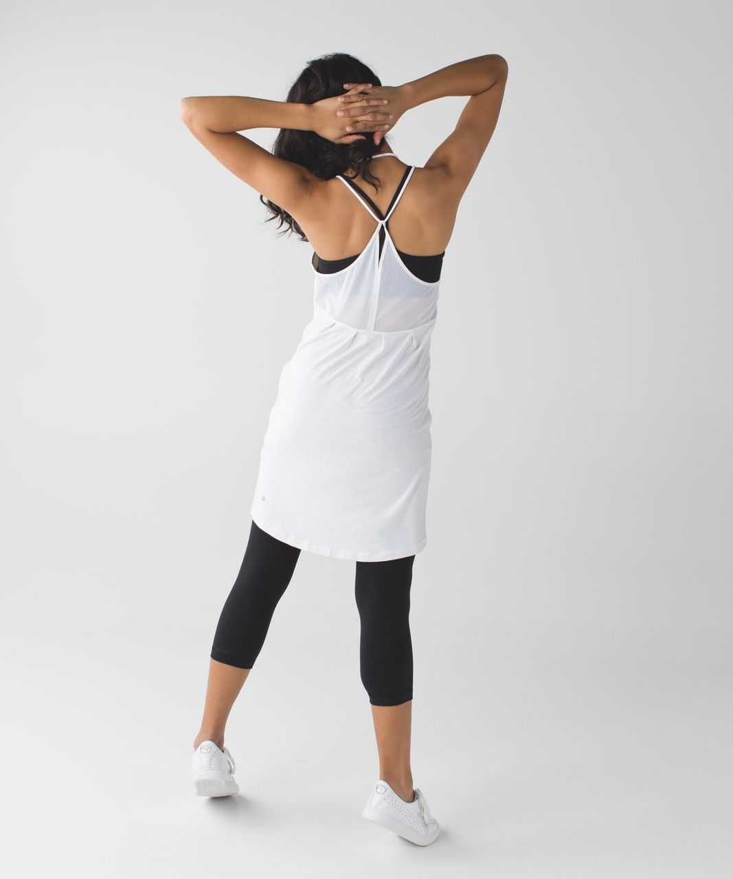 Lululemon Just Chillin Dress - Heathered White / White