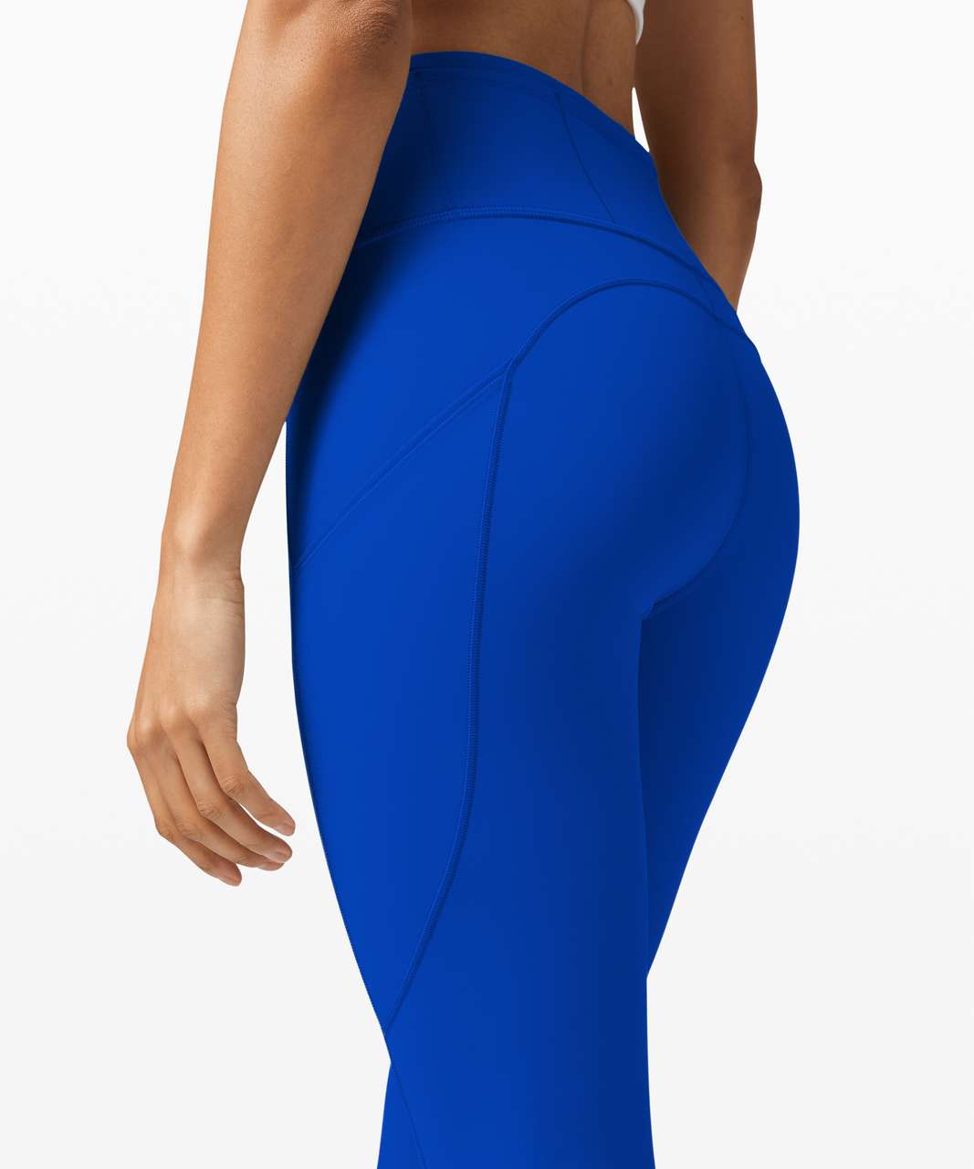 Leg day ✓ wearing Fast & Free leggings size 4” in the color City Grit White  Blue Fog and a Energy Bra size 4” in Icing Blue : r/lululemon