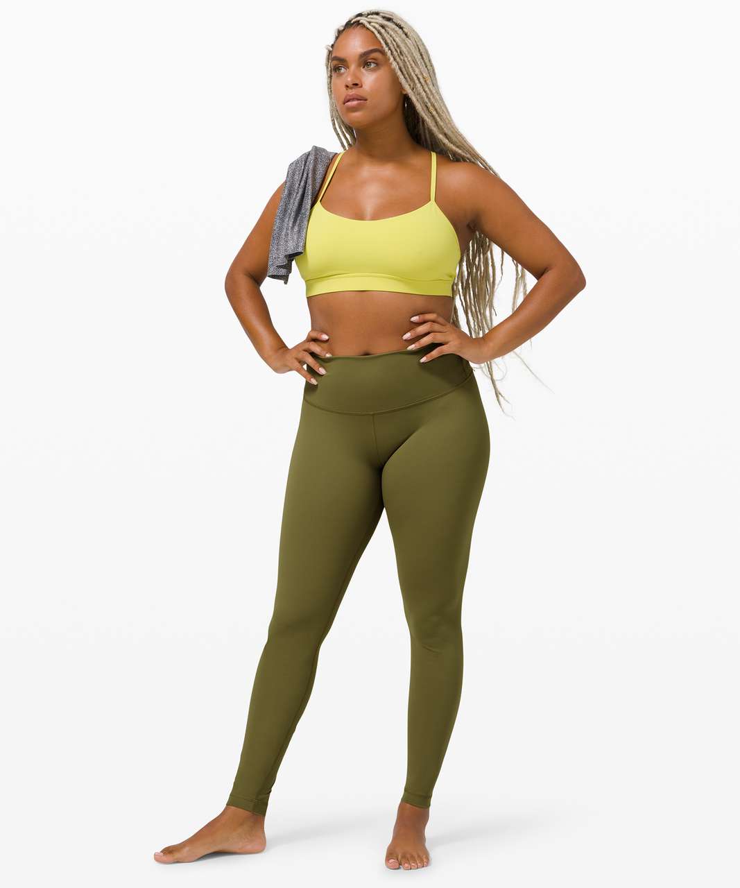 Lululemon Wunder Under High-Rise Tight 25 *Luxtreme - Rainforest Green -  lulu fanatics