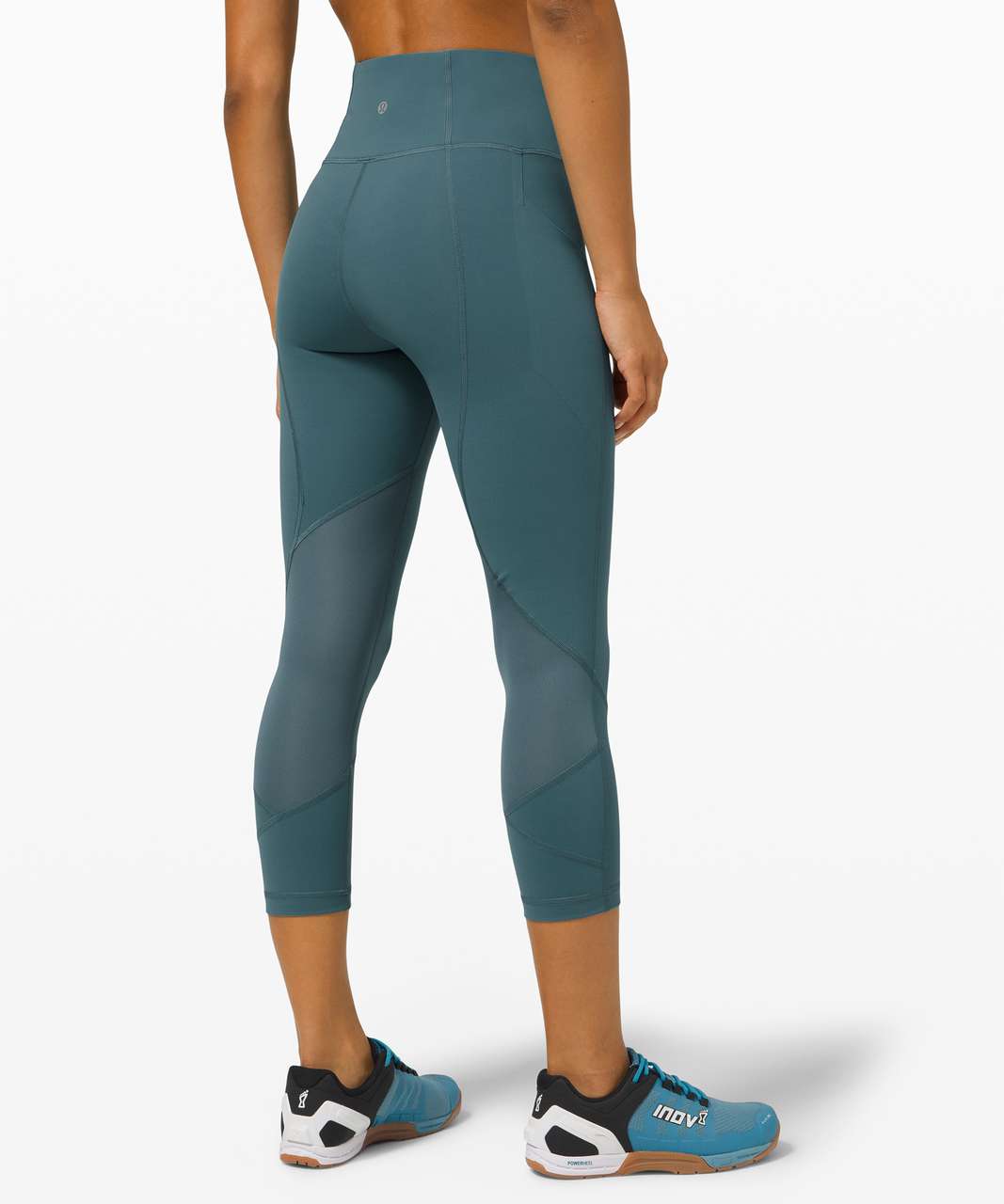 lululemon athletica, Pants & Jumpsuits, Lululemon Pace Rival 22 Full On  Luxtreme Crop Leggings Mesh Women Size 4