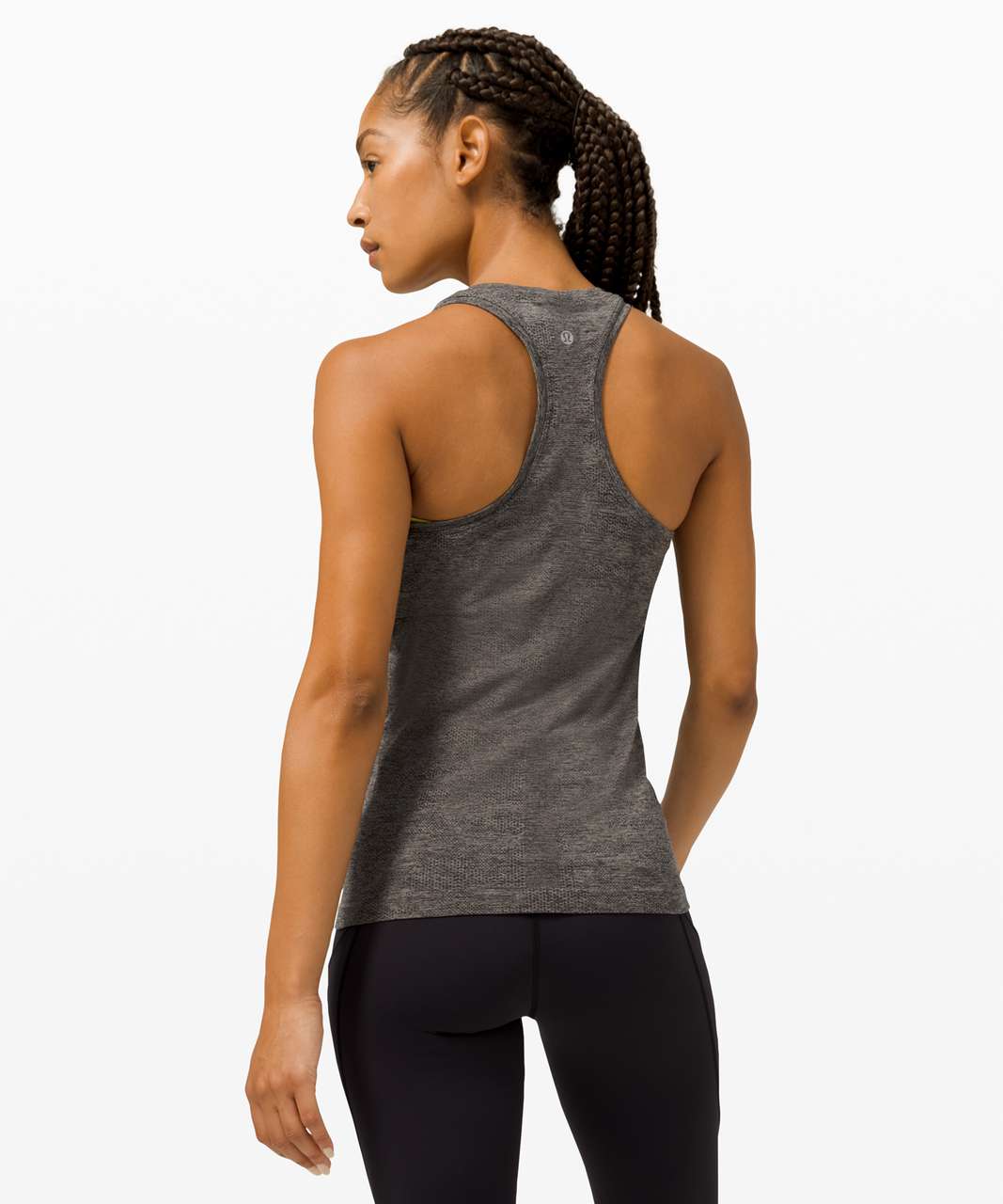 Lululemon Swiftly Tech Racerback 2.0 - Variegated Mesh Camo Black / Grey Sage