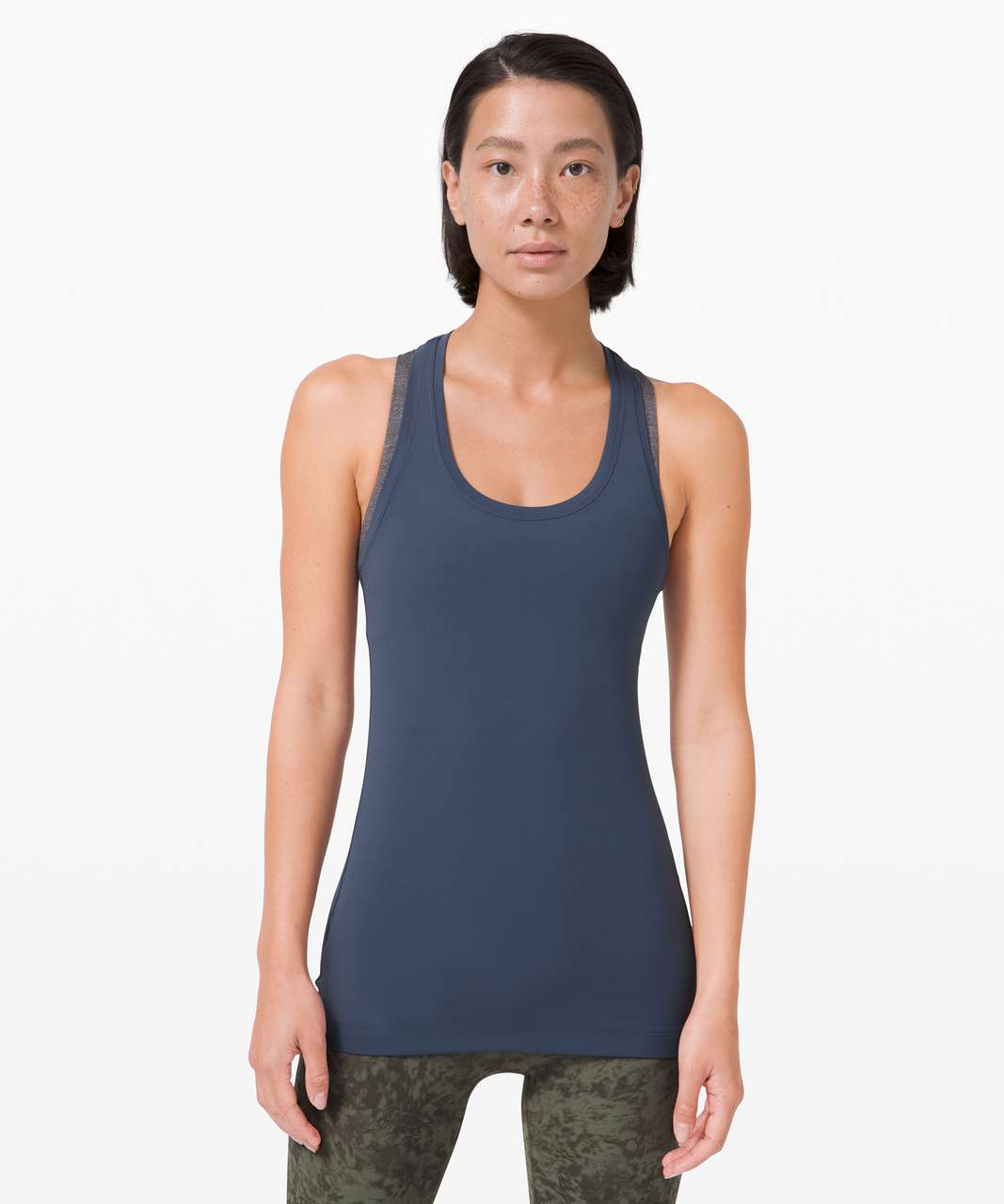 Lululemon Cool Racerback Shorter Length *Nulu - Blue Linen - lulu