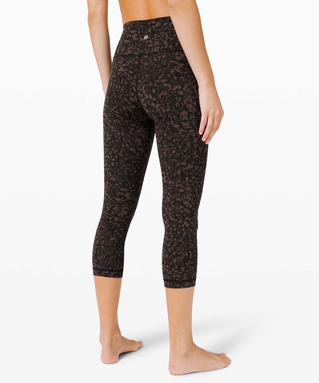 Lululemon Wunder Under High-Rise Crop 21 *Mesh - Black - lulu fanatics