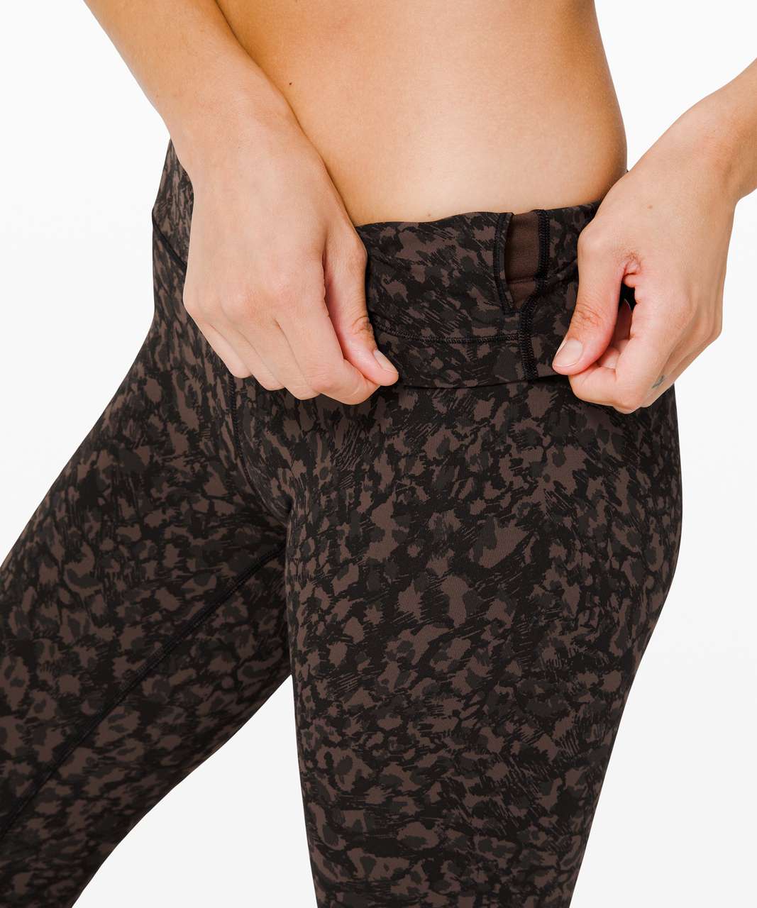 Lululemon WunderUnder Leggings Wild Thing Camo Deep Coal Multi Camo 21”  Size 6 Black - $65 (26% Off Retail) - From Miranda