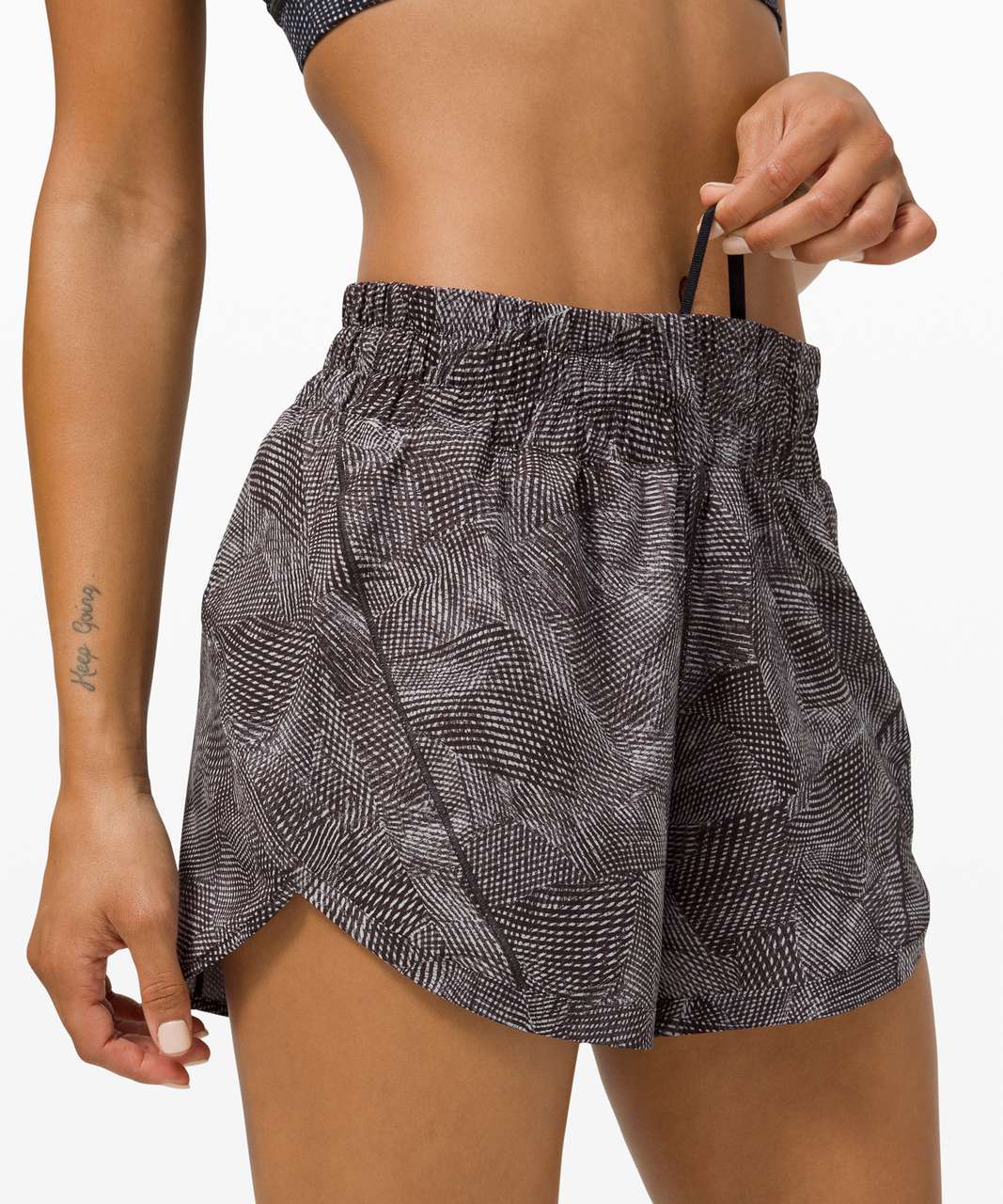 Lululemon Track That Short 5" - Velocity Mesh Island Mist Black