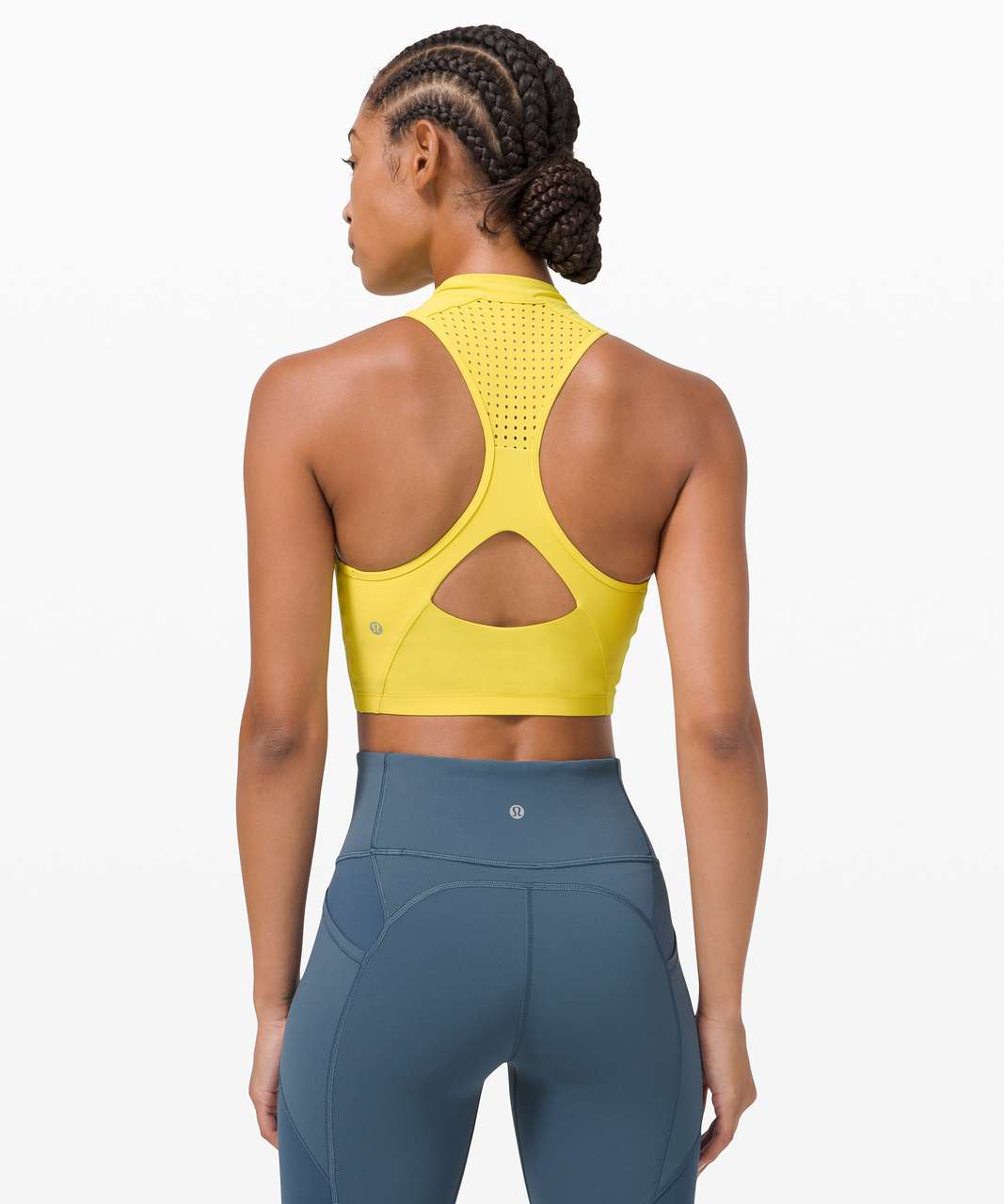 Lululemon Unleash Strength Bra *Medium Support, B/C Cup - Yellow Serpentine