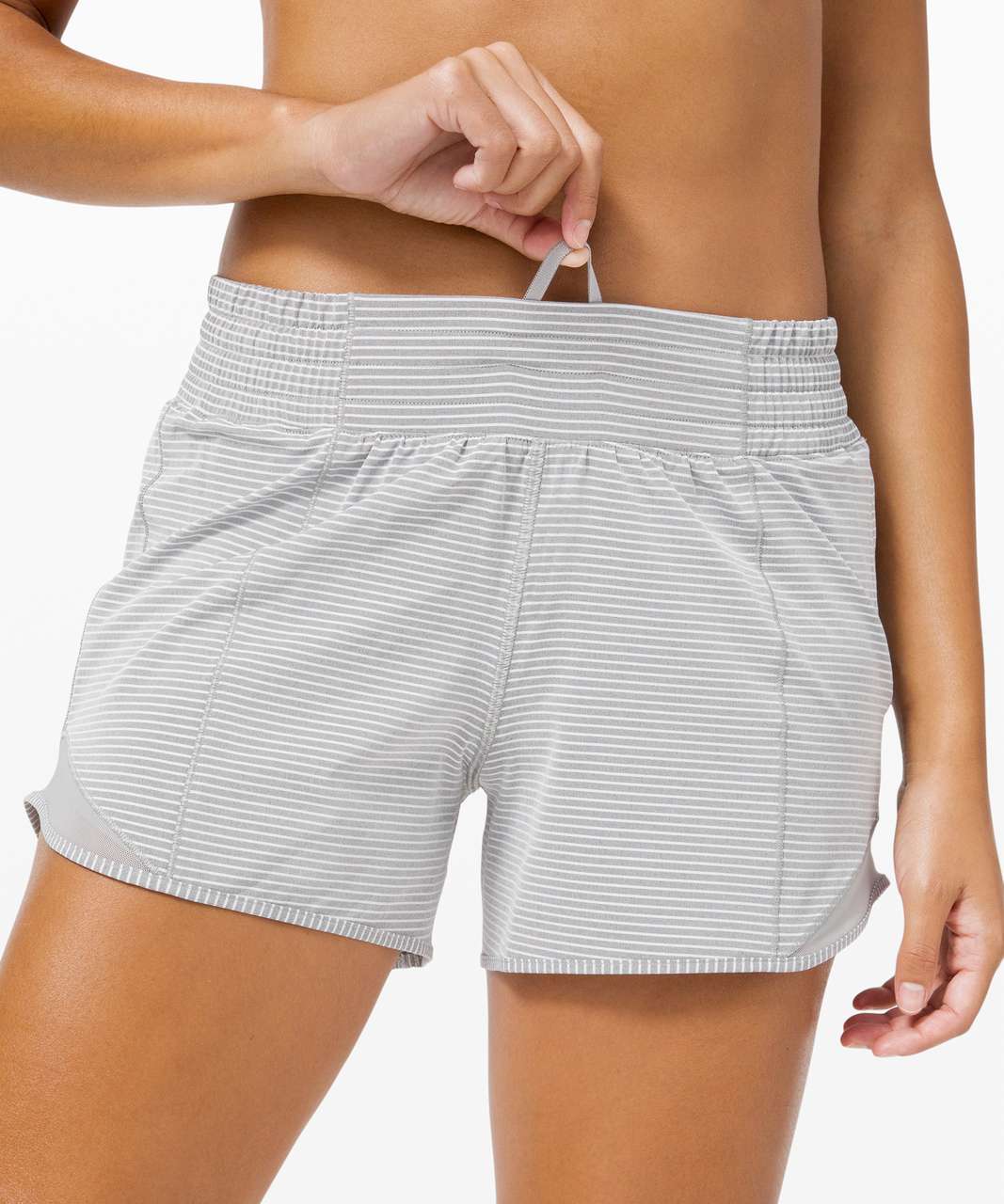 Lululemon Hotty Hot Short II *2.5 - Hype Stripe Raceway Grey