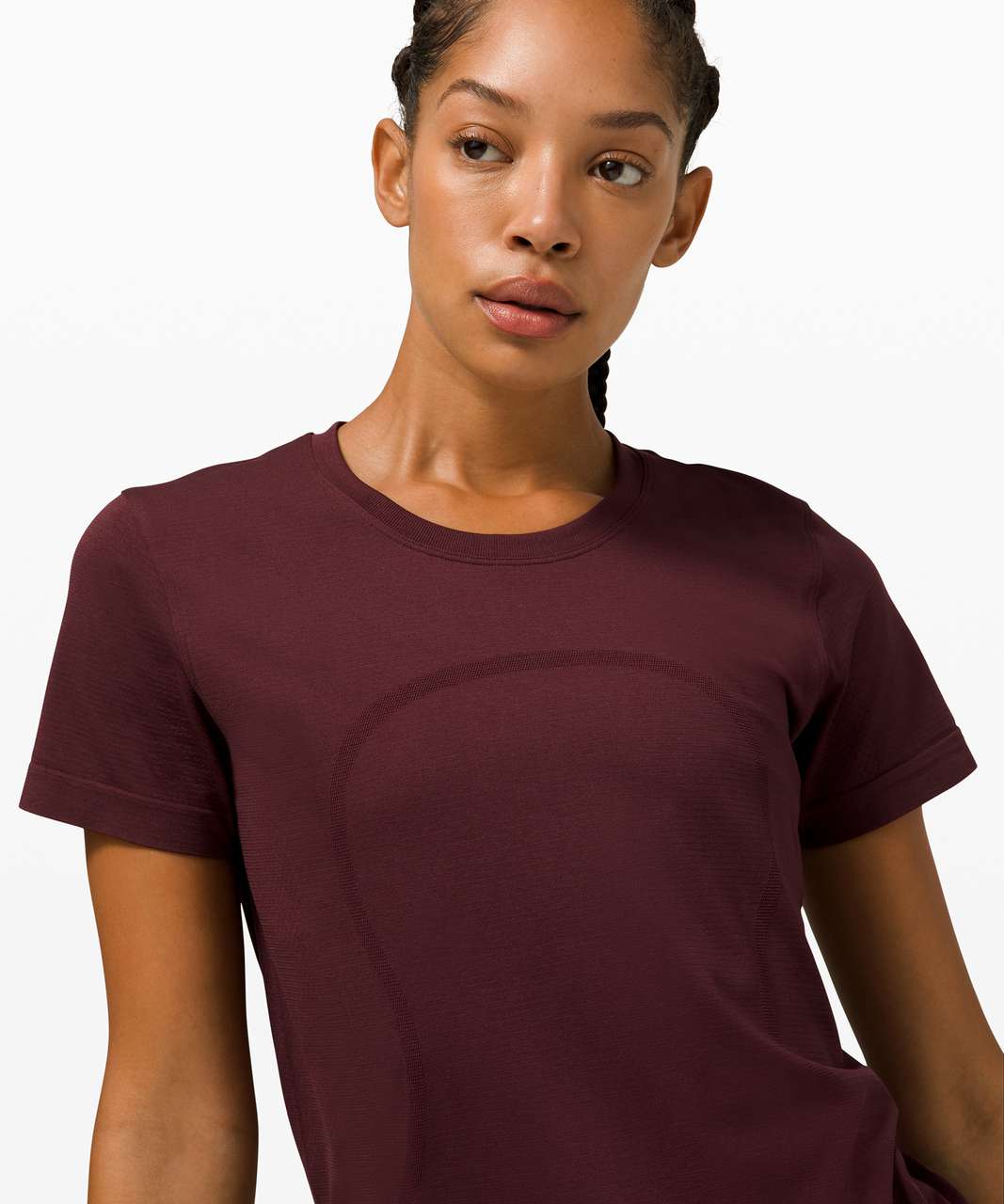 Lululemon Swiftly Breathe Short Sleeve - Cassis / Cassis - lulu fanatics