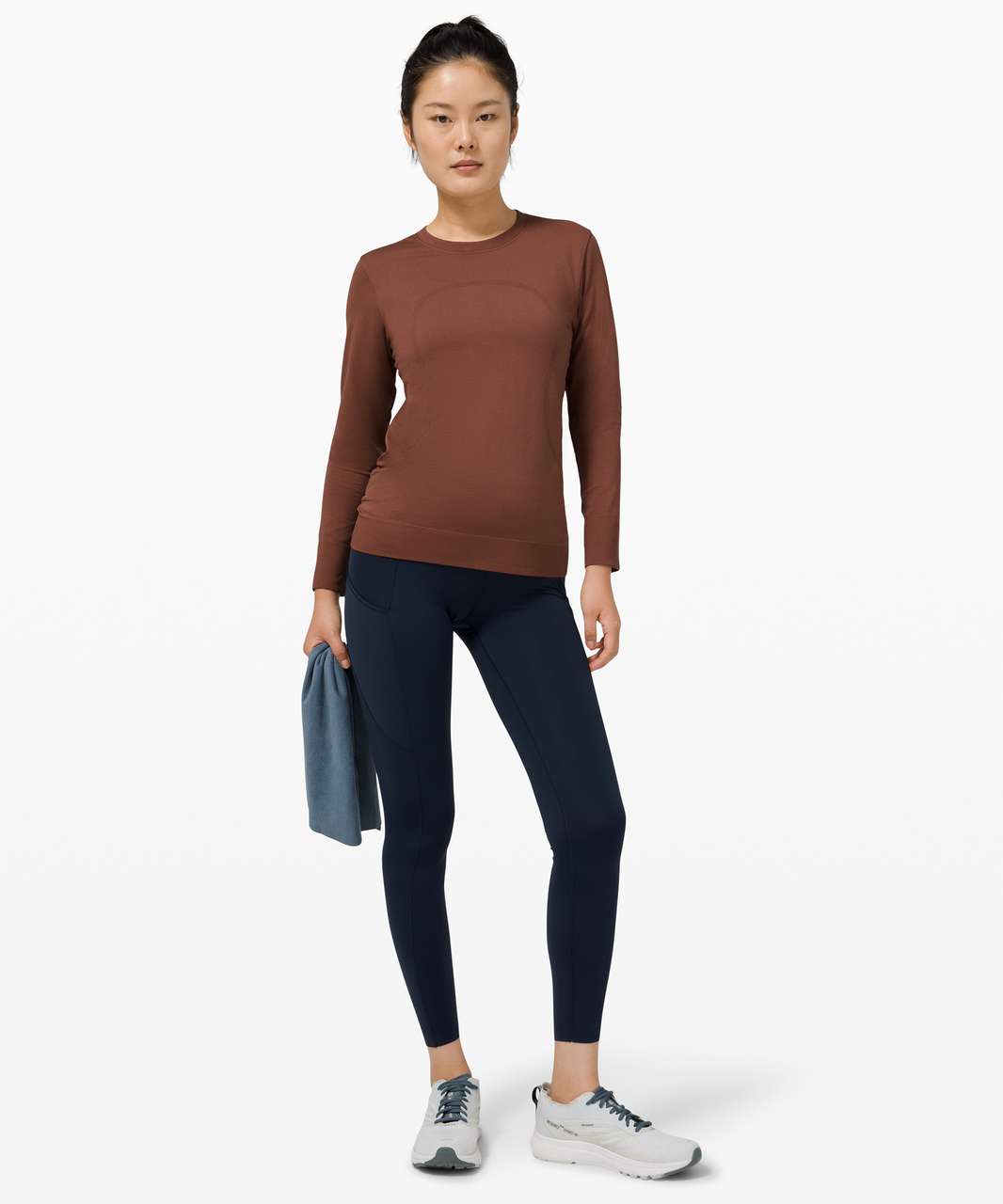 Lululemon Swiftly Breathe Long Sleeve - Ancient Copper / Ancient Copper