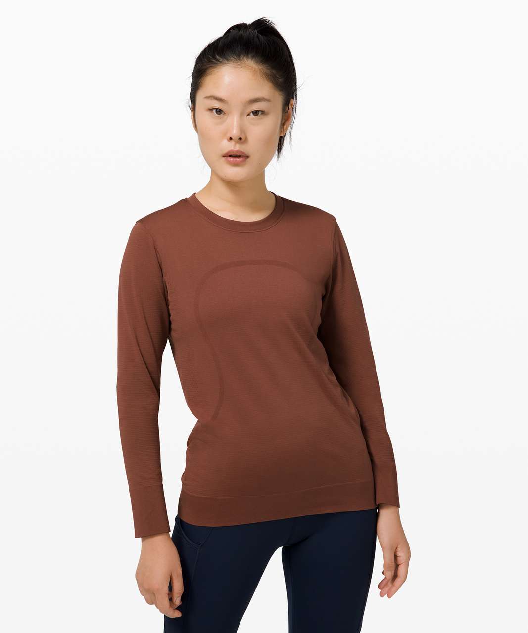 Lululemon Swiftly Breathe Long Sleeve - Ancient Copper / Ancient Copper