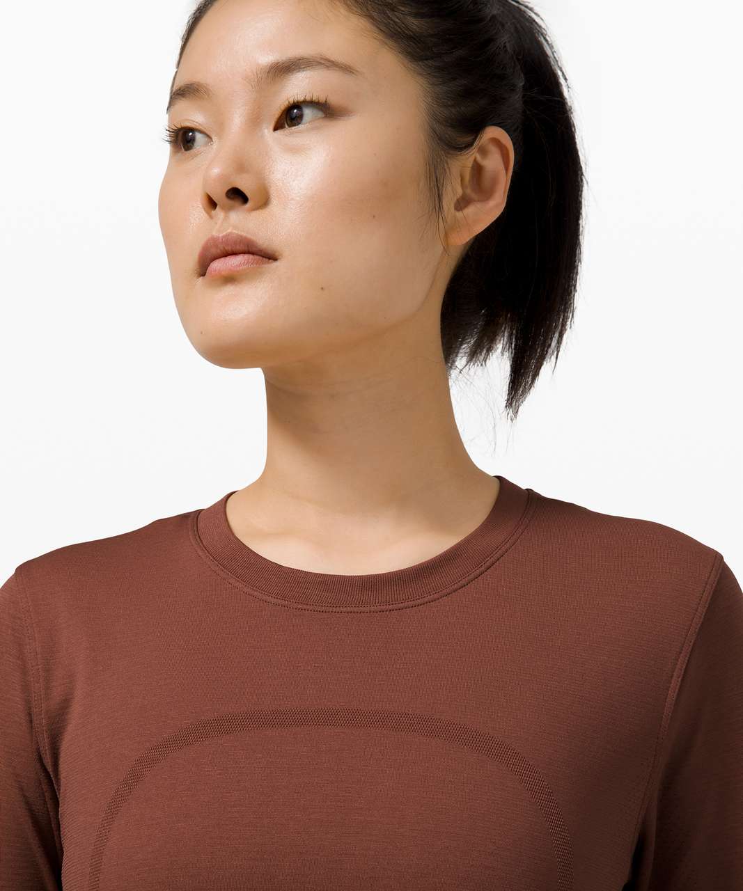 Lululemon Swiftly Breathe Long Sleeve - Ancient Copper / Ancient Copper ...