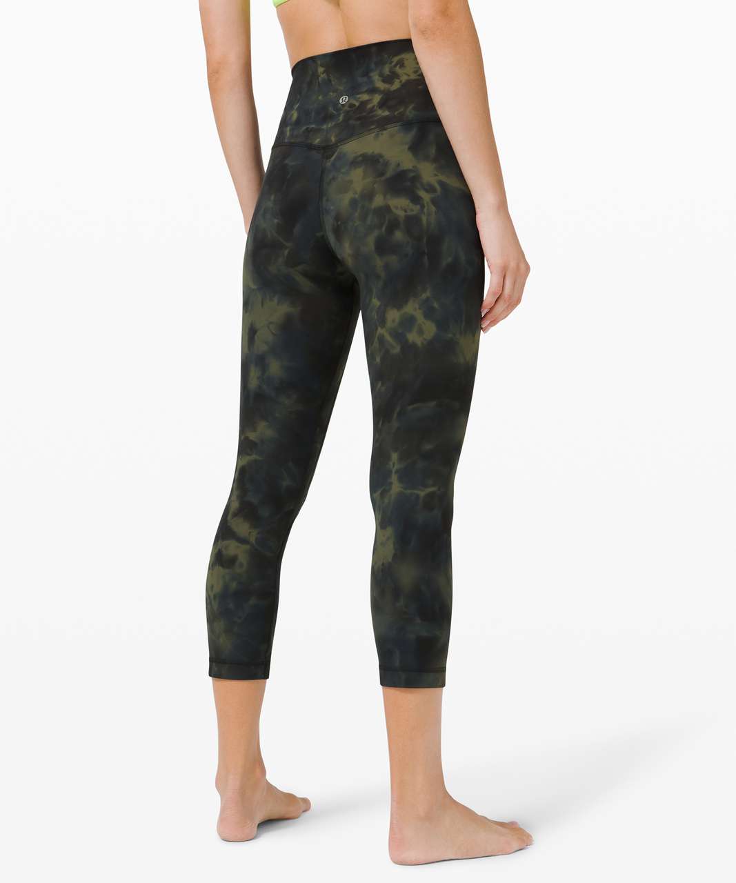 Lululemon Align Crop 21" *Diamond Dye - Diamond Dye Graphite Grey Bronze Green