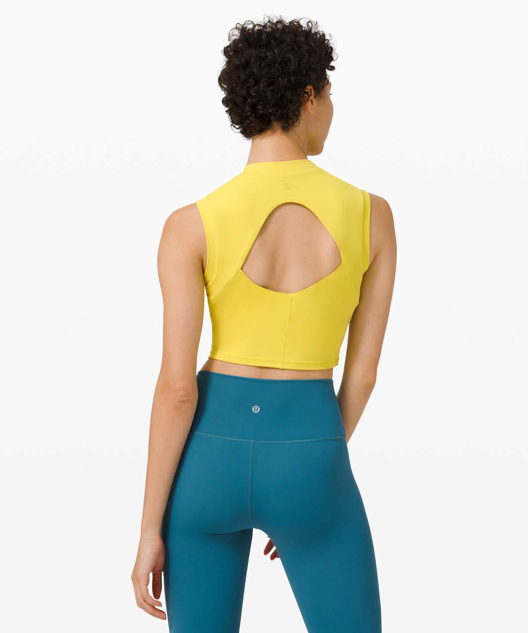 Lululemon Sweat Intention Tank - Yellow Serpentine