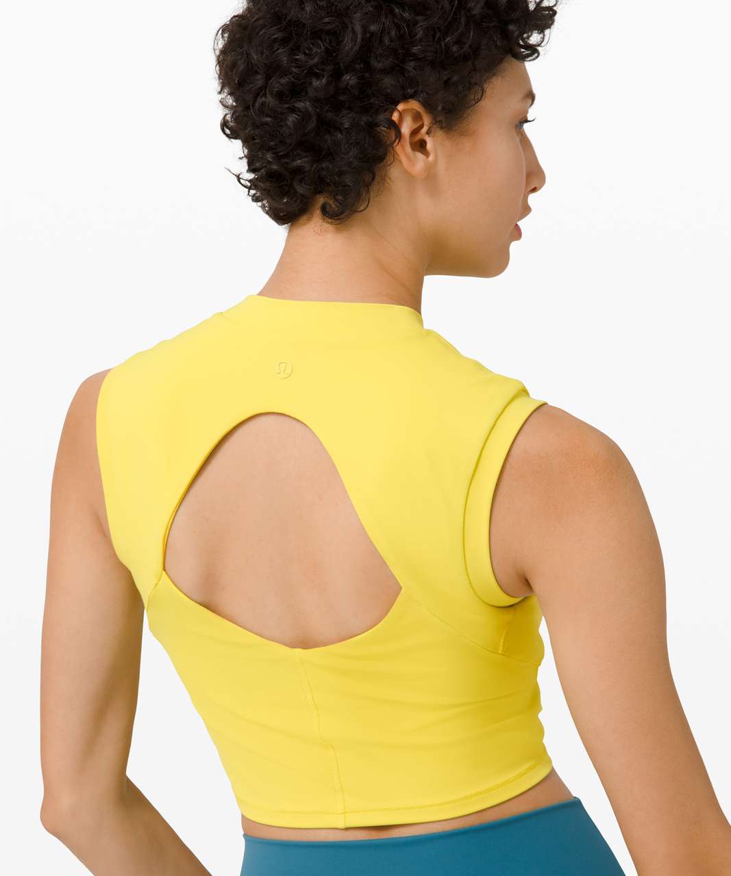 Lululemon Sweat Intention Tank - Yellow Serpentine