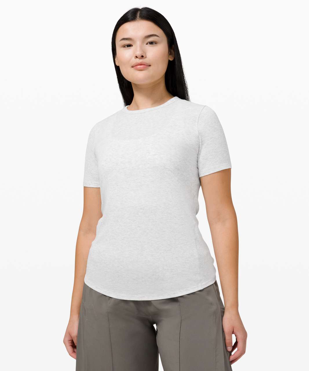 Lululemon Hold Tight Short Sleeve - Heathered Core Ultra Light Grey