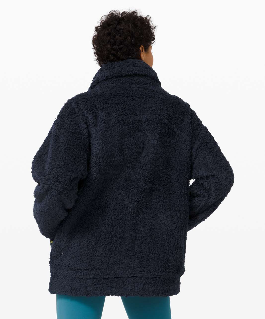 Lululemon Oh So Sherpa Jacket - True Navy - lulu fanatics