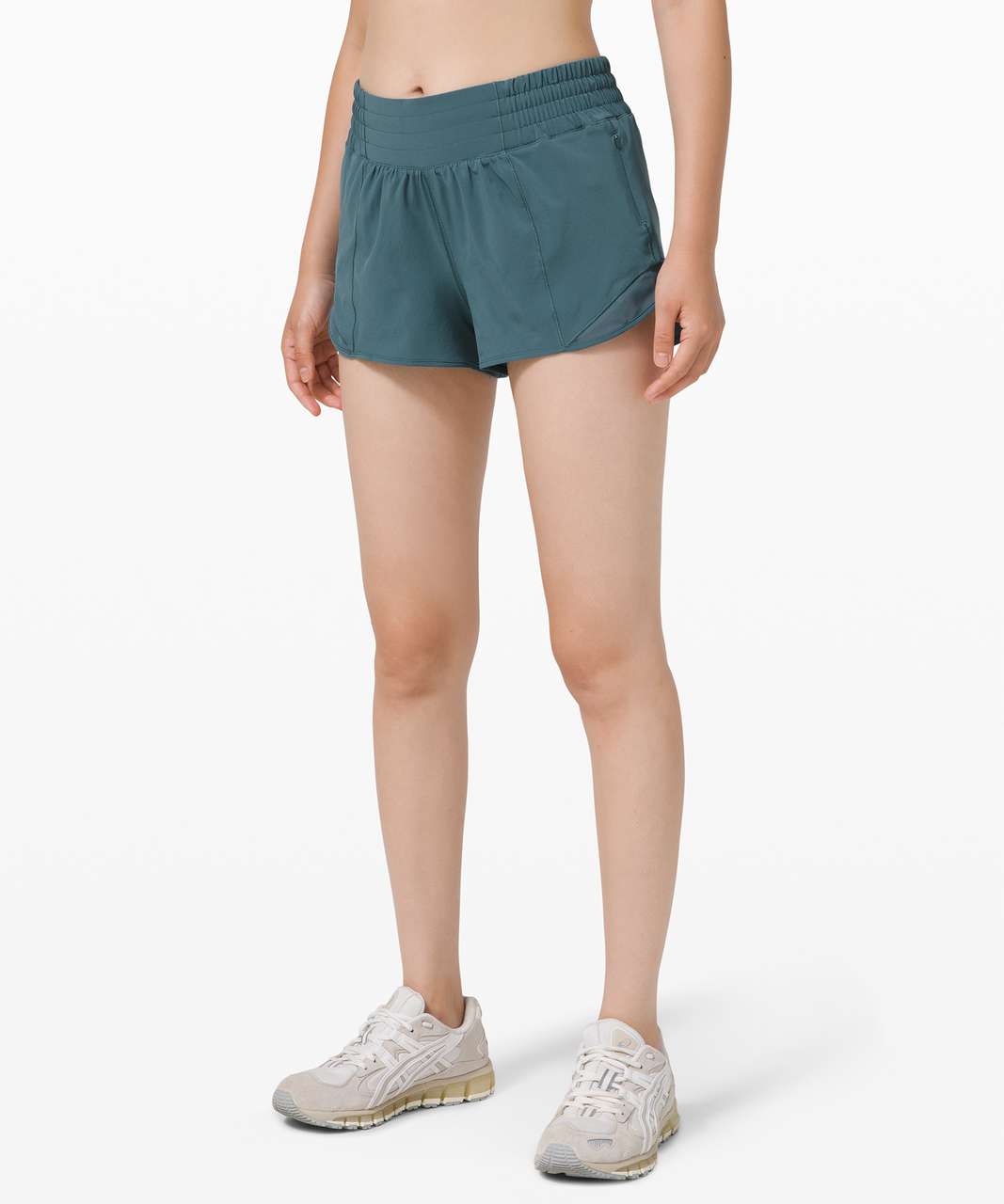 desert teal lululemon shorts