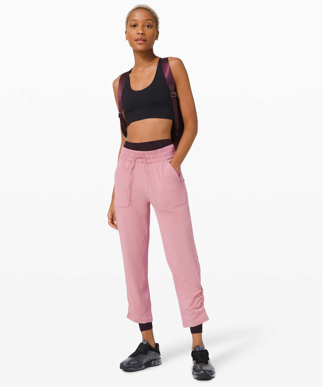 Lululemon Beyond the Studio Crop - Pink Taupe - lulu fanatics