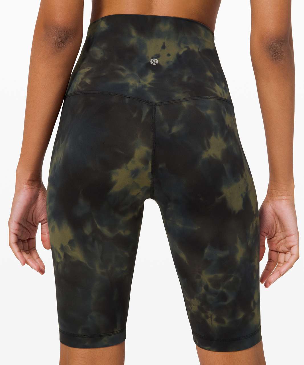 Lululemon Align Super High Rise Short Diamond Dye *10" - Diamond Dye Graphite Grey Bronze Green