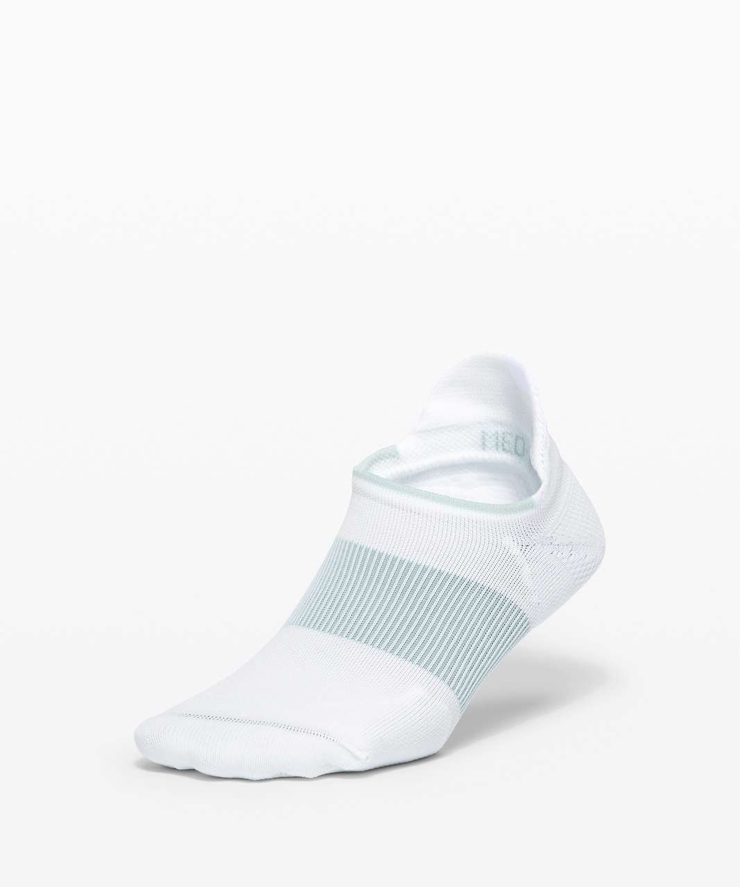 Lululemon Power Stride Tab Sock *Stripe - White / Hazy Jade