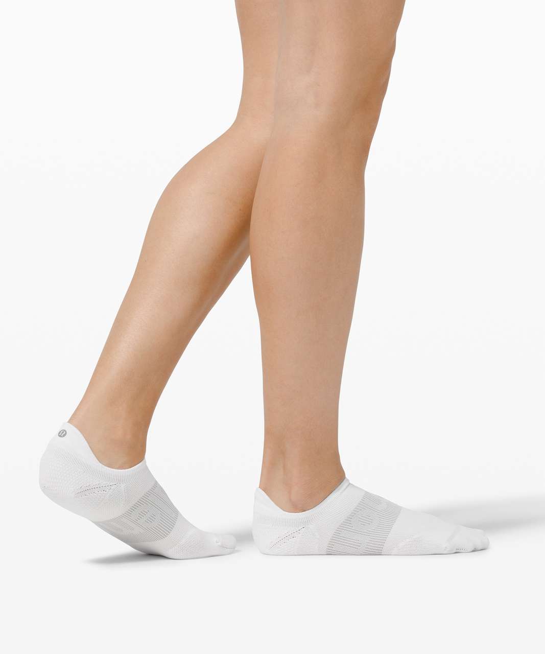 Lululemon Power Stride Tab Sock *Stripe - White