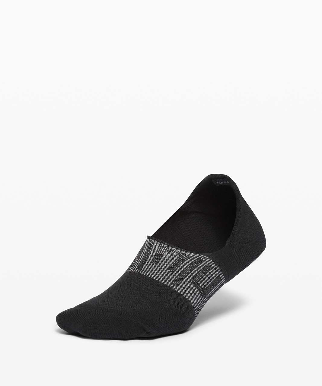 Lululemon Power Stride No Show Sock Active Grip *Wordmark - Black