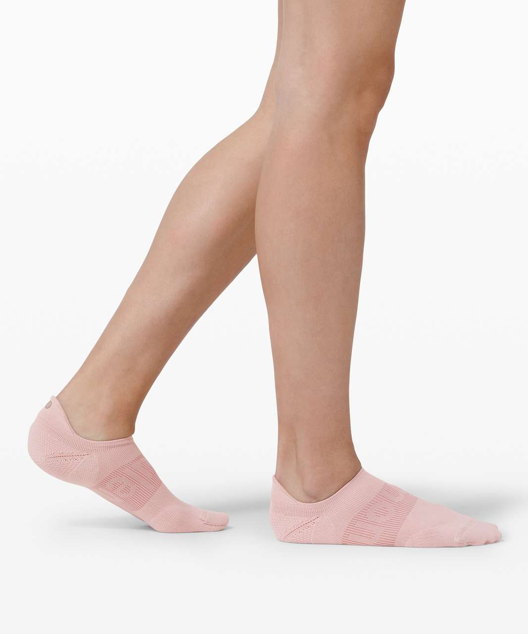 Lululemon Power Stride Tab Sock *Wordmark - Porcelain Pink