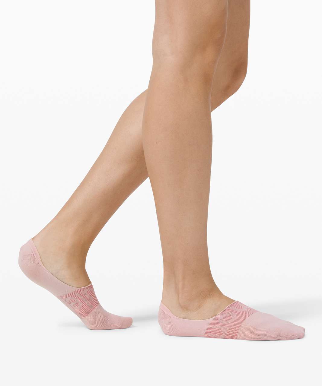 Lululemon Daily Stride No Show Sock *Wordmark - Porcelain Pink