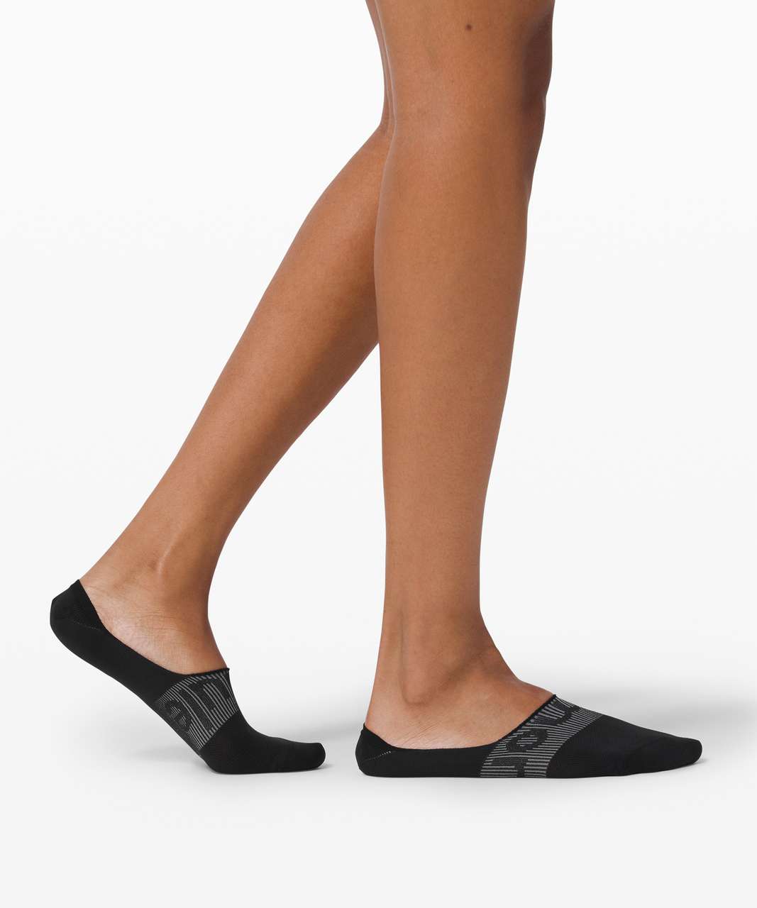 Lululemon Daily Stride No Show Sock *Wordmark - Black