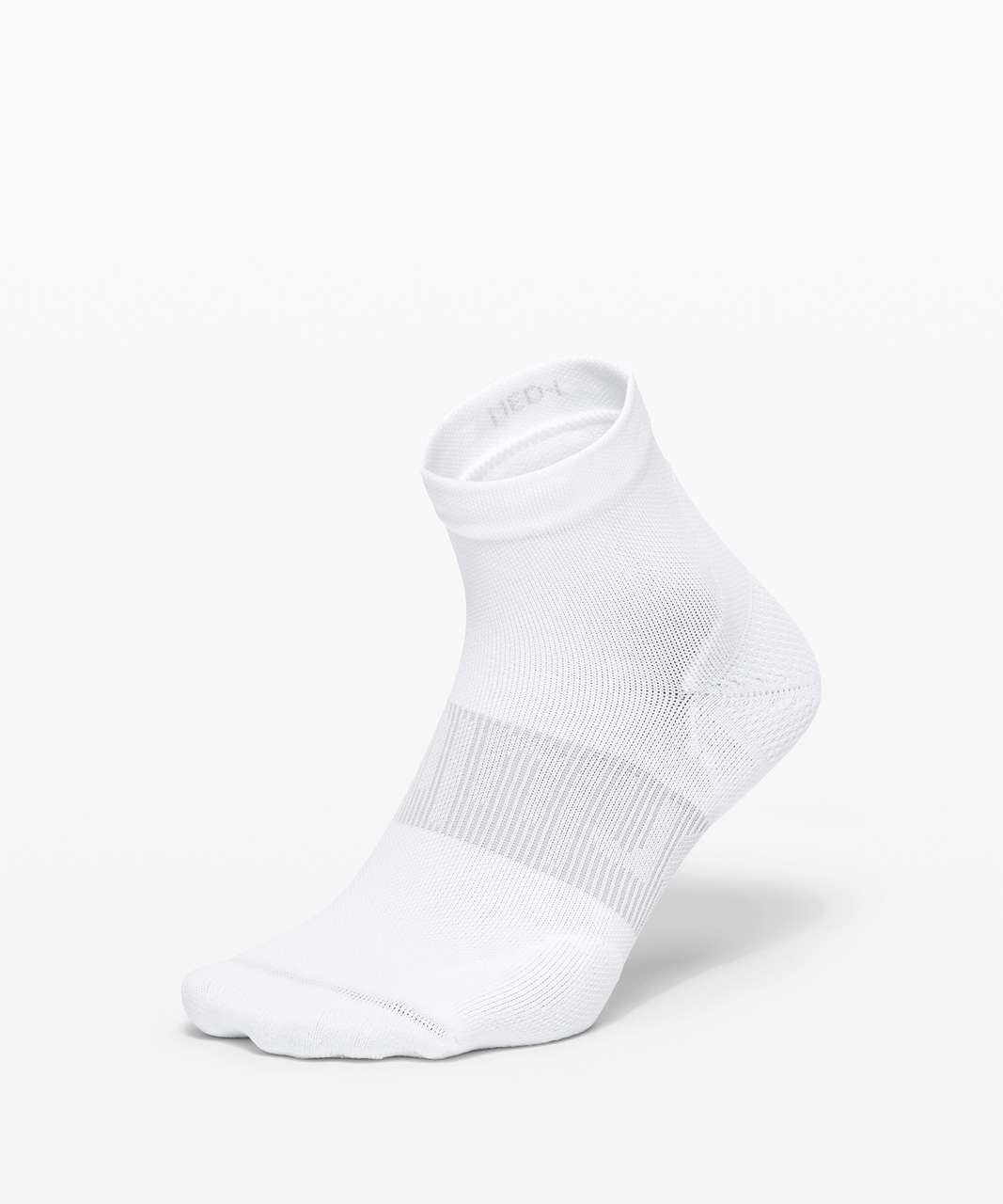 Lululemon Power Stride Ankle Sock *Wordmark - White