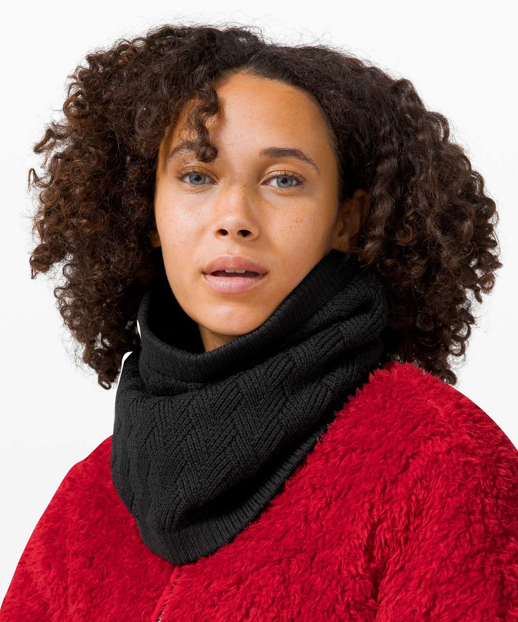 Lululemon Sherpa Weave Neckwarmer - Black