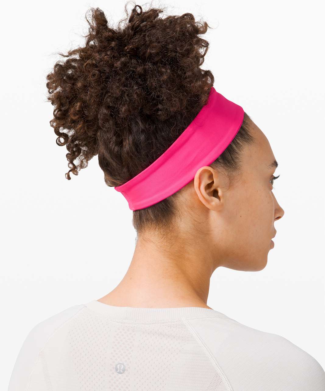 Lululemon Fly Away Tamer Headband II *Luxtreme - Pink Highlight