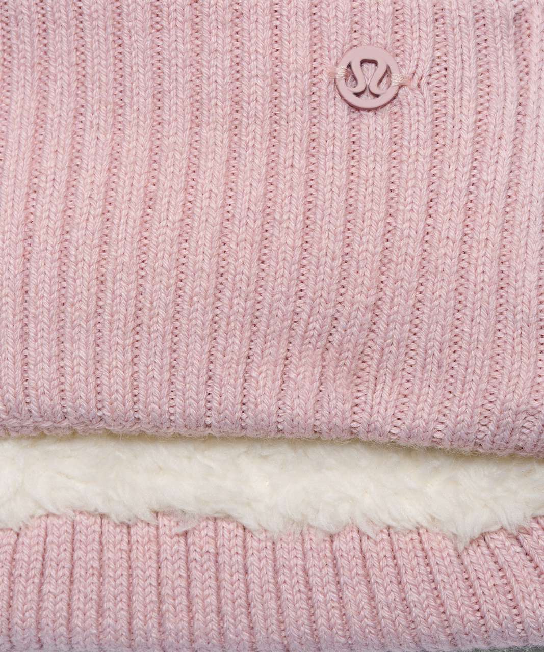 Lululemon Sherpa Weave Pom Beanie - Porcelain Pink