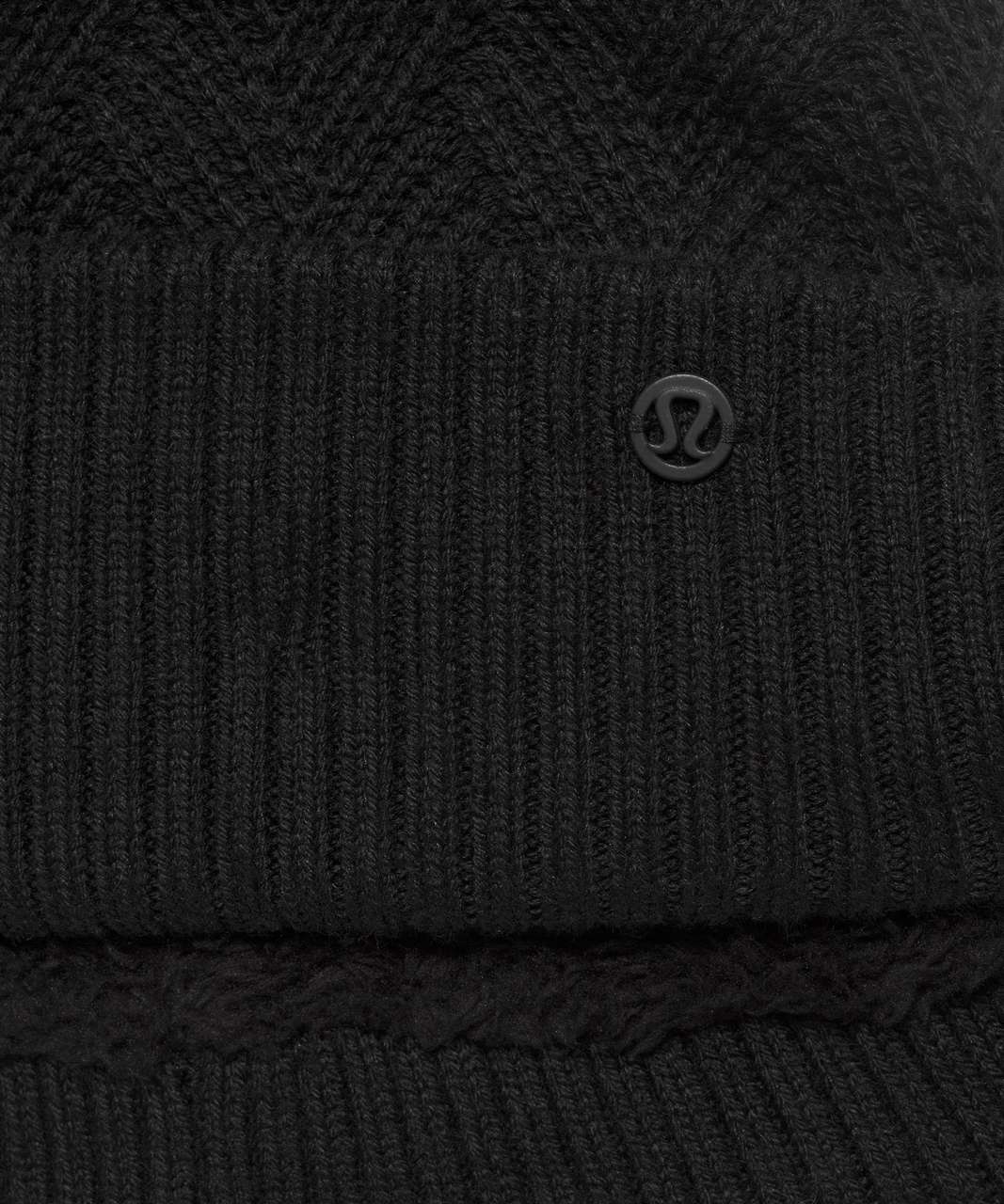 Lululemon Sherpa Weave Pom Beanie - Black