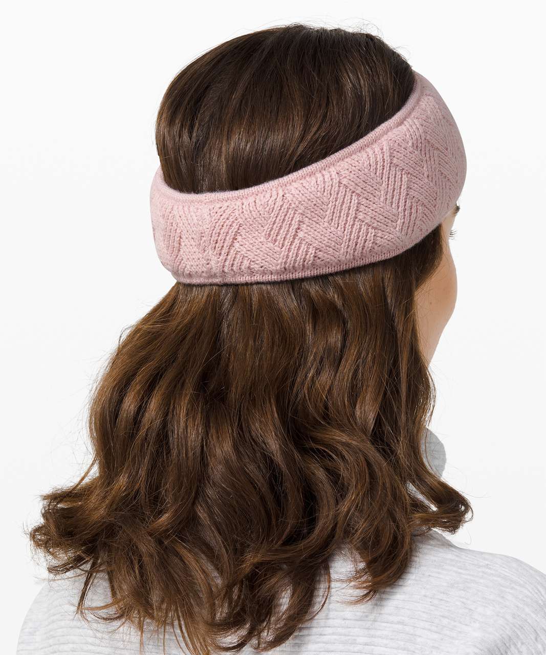 Lululemon Sherpa Weave Earwarmer - Porcelain Pink