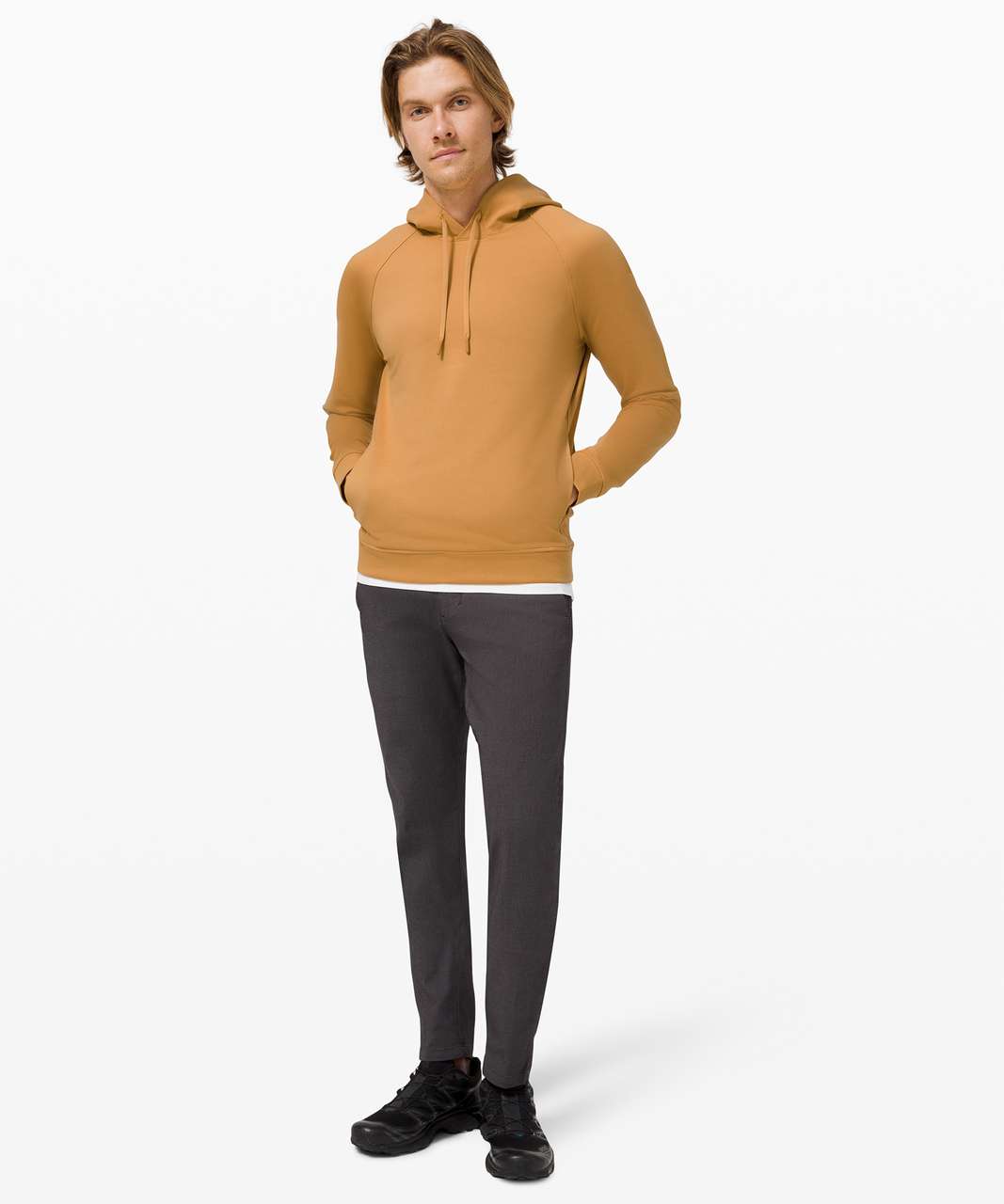 Lululemon City Sweat Pullover Hoodie French Terry - Gold Buff