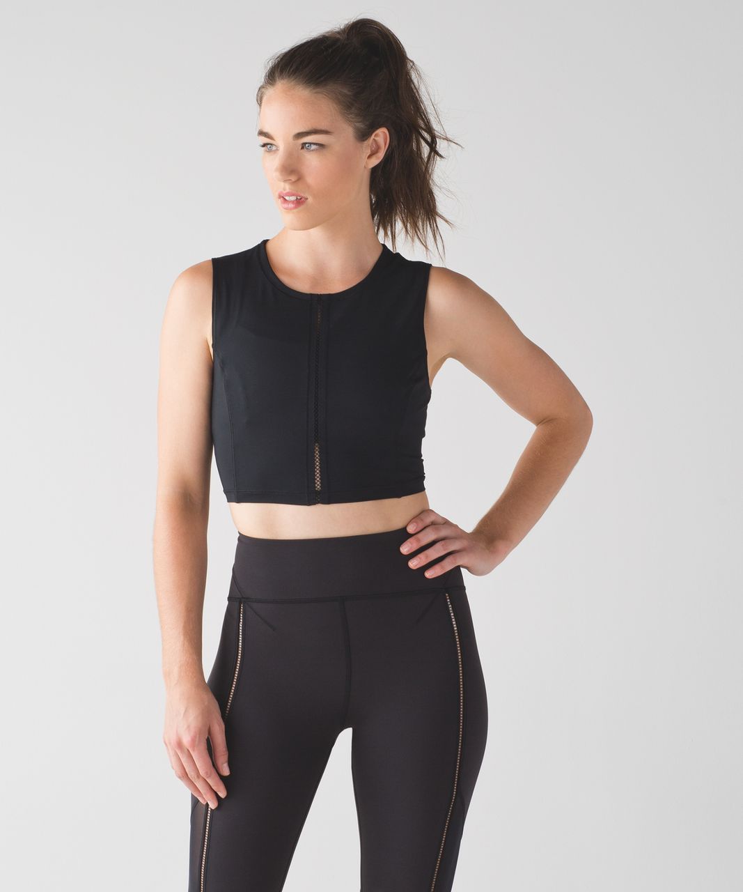 Lululemon Sculpt It Crop Tank - Black