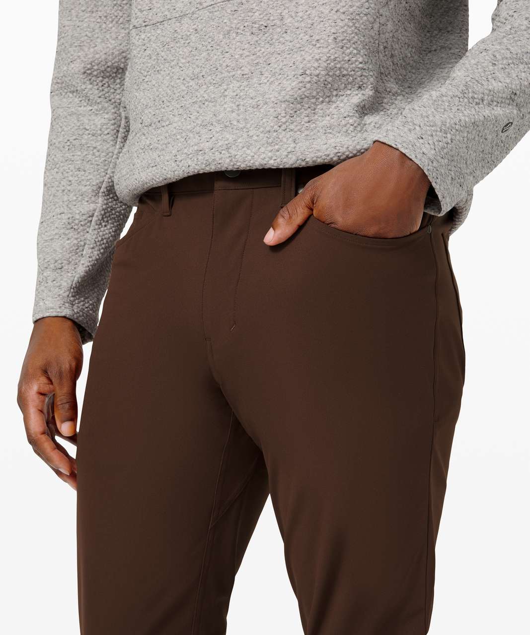 Lululemon ABC Pant Slim *Warpstreme 34 - Brown Earth - lulu fanatics