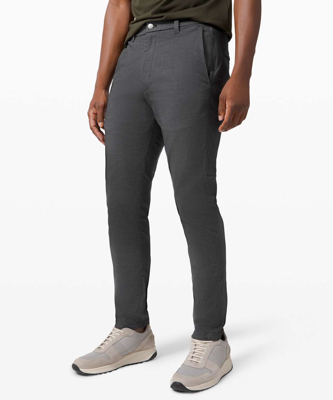 Lululemon Commission Pant Slim *Oxford 32" - Black / White