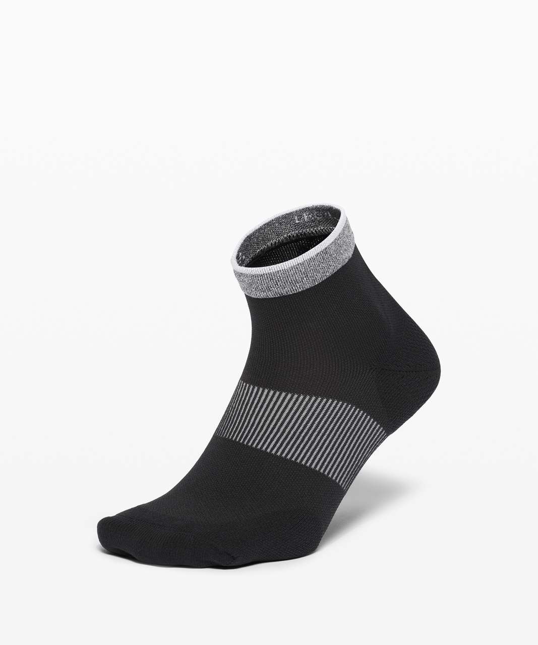 Lululemon Power Stride Ankle Sock *Stripe - Black (First Release)