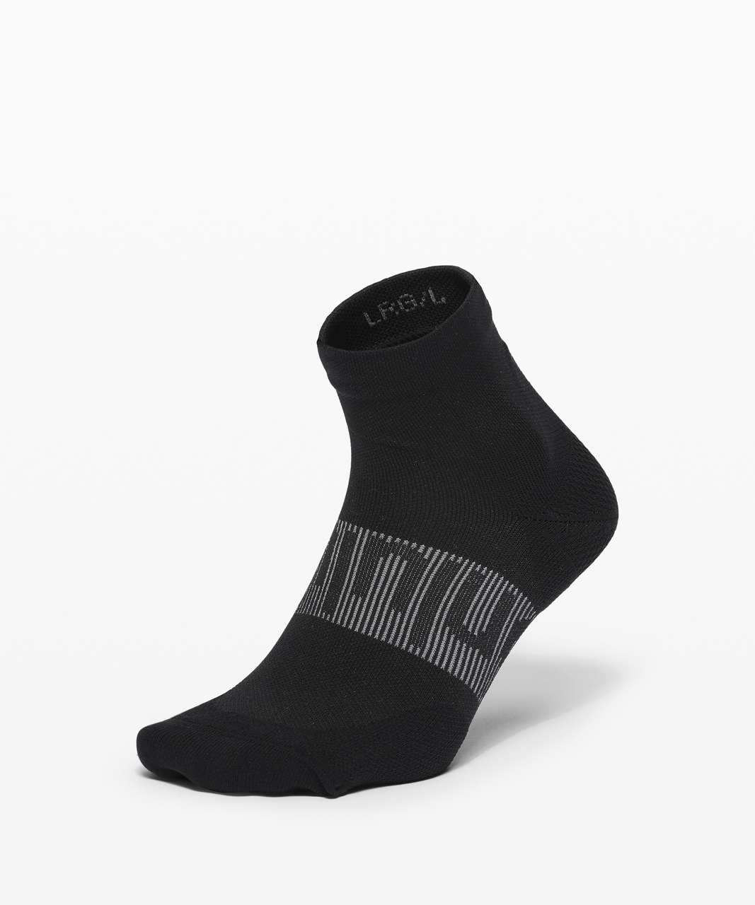 Lululemon Power Stride Ankle Sock *Wordmark - Black (First Release)