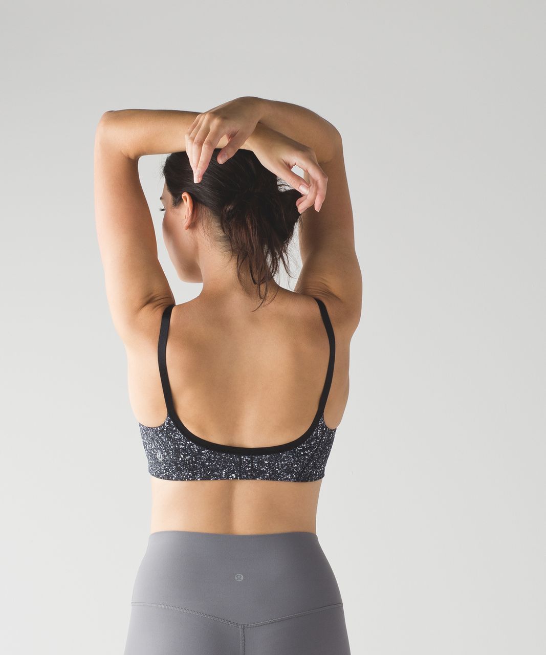 Lululemon Sculpt It Bra - Mini Splatter White Black / Black