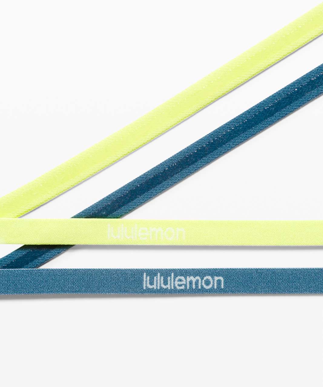 Lululemon Get in Line Headband *2 Pack - Lemon Vibe / Desert Teal