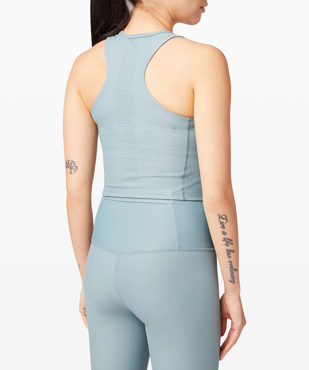 Lululemon Zoned In Tank - Blue Cast