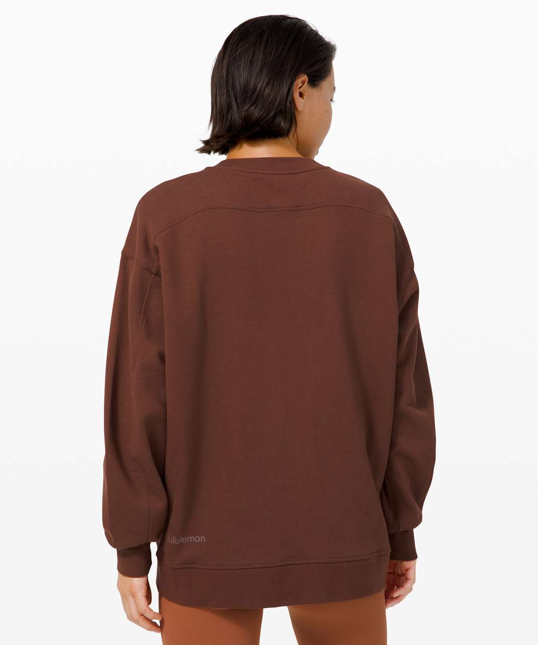 Lululemon Perfectly Oversized Crew - Brown Earth