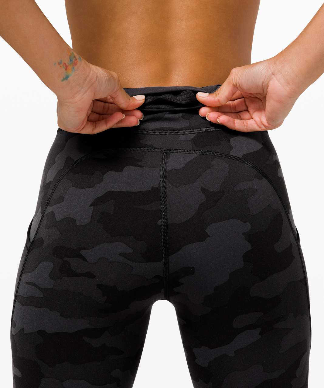 Lululemon Invigorate High-Rise Tight 25 Heritage 365 Camo Deep Coal Multi  Size0