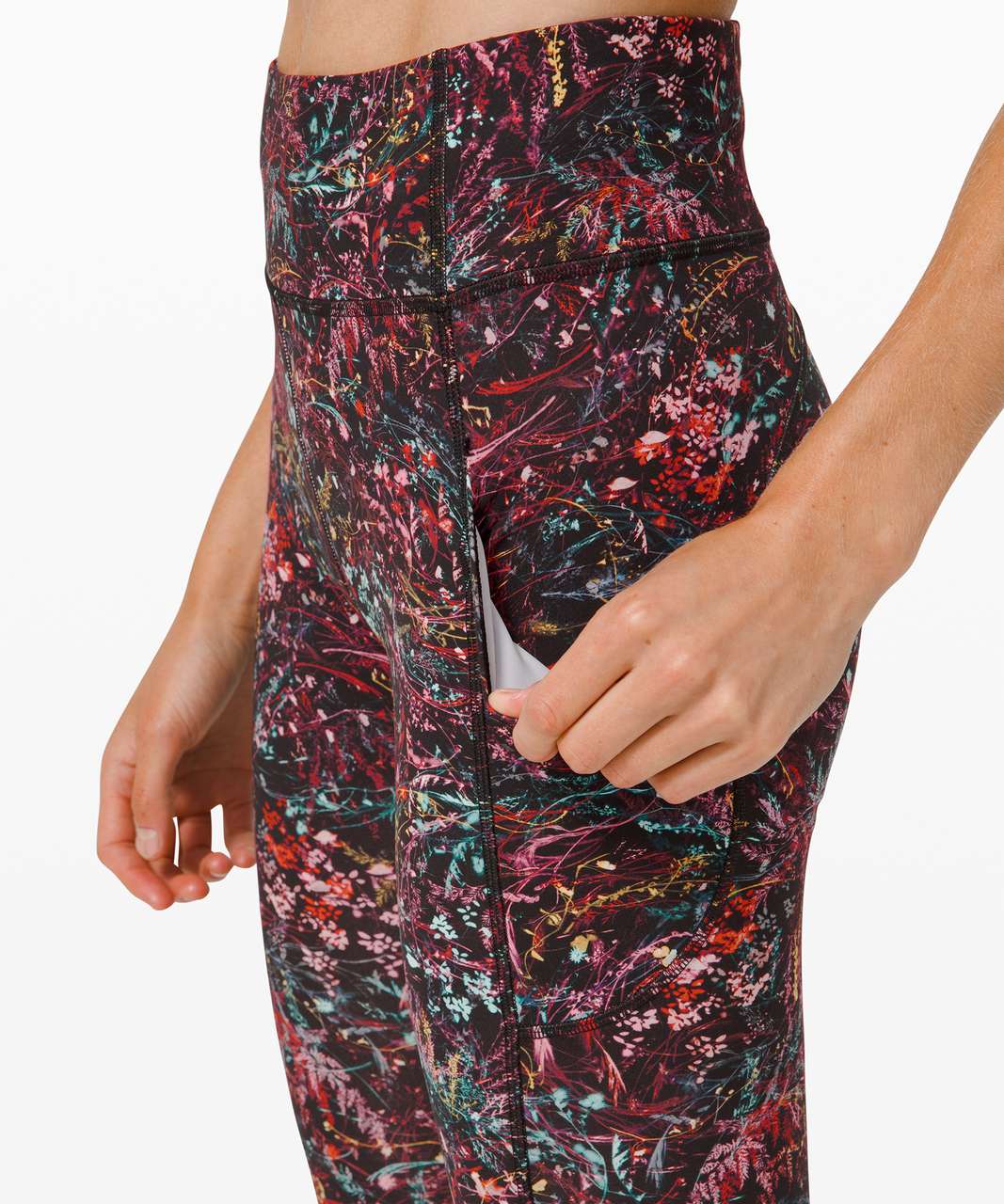 Lululemon Invigorate High-Rise Tight 25" - Foliage Overlay Multi