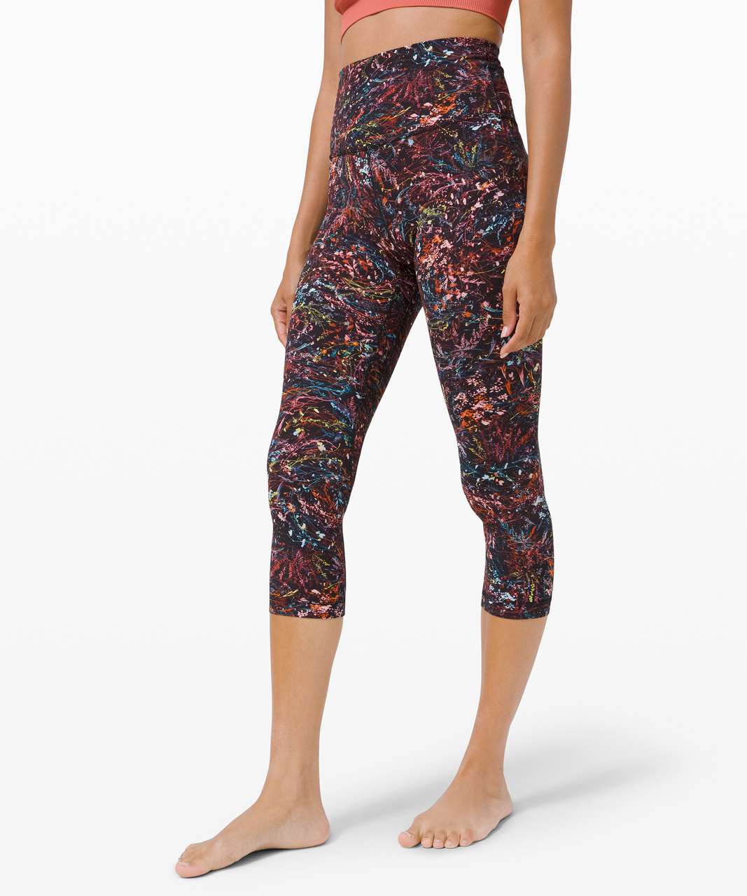 Lululemon Align Crop *21" - Foliage Overlay Multi